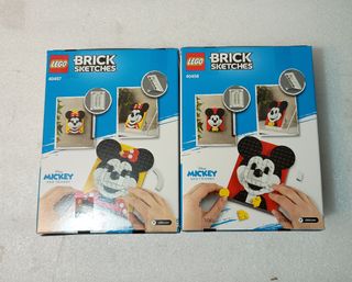 LEGO Brick Sketches 40456 Mickey & 40457 Minnie