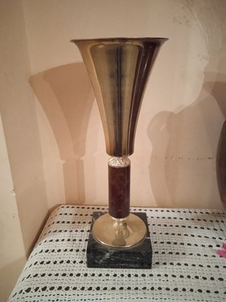 Trofeo Vintage Bronce y Madera