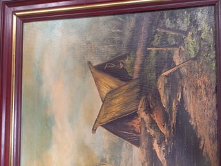 Cuadro al óleo paisaje decorativo