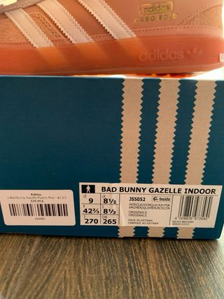 Adidas Gazelle Indoor Bad Bunny Cabo Rojo 42 2/3