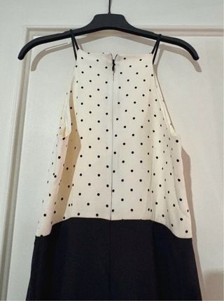 Vestido largo de fiesta lunares