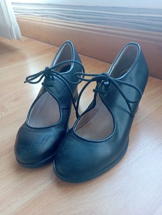 Zapatos de Flamenco Negros