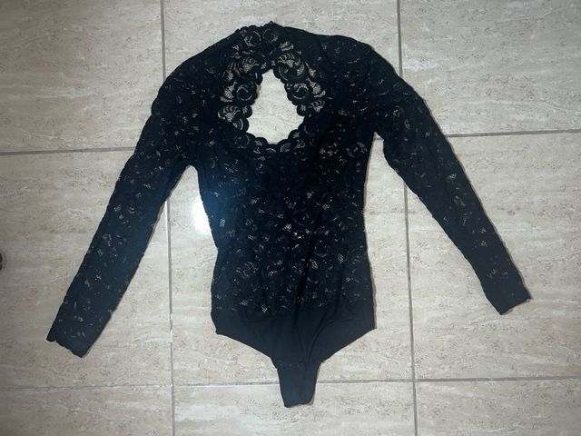 Body Intimissimi encaje negro talla M