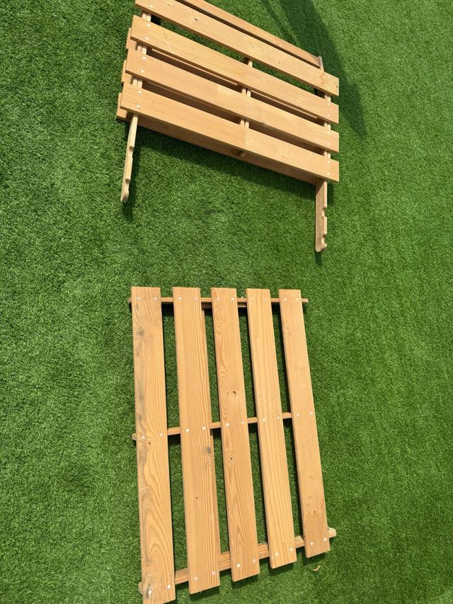 Tumbona de madera para exterior