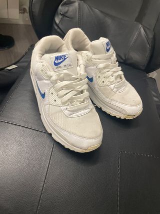 Zapatillas Nike Air Max Blancas y Azules