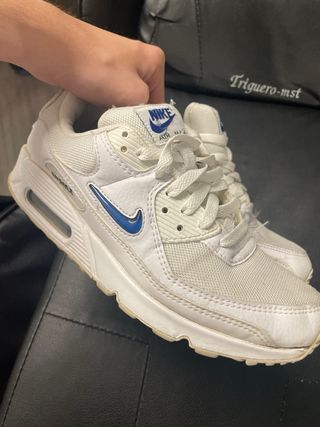 Zapatillas Nike Air Max Blancas y Azules