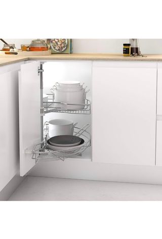 Bandeja Rinconera Cocina Semicircular 180°