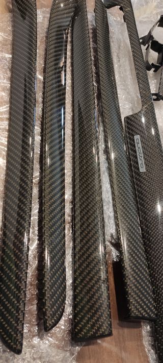 Molduras Carbono Originales Audi RS4 B7