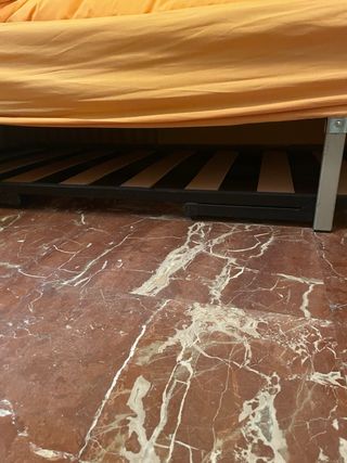 Somier plegable con patas