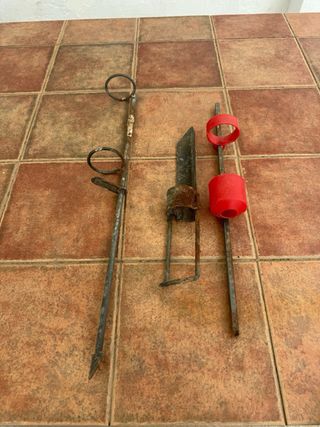 Cañas de pescar y material