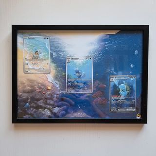 Cornice Pokémon Tripla | Evoluzione Blastoise