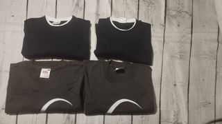 Lote 4 Camisetas Hombre Talla L