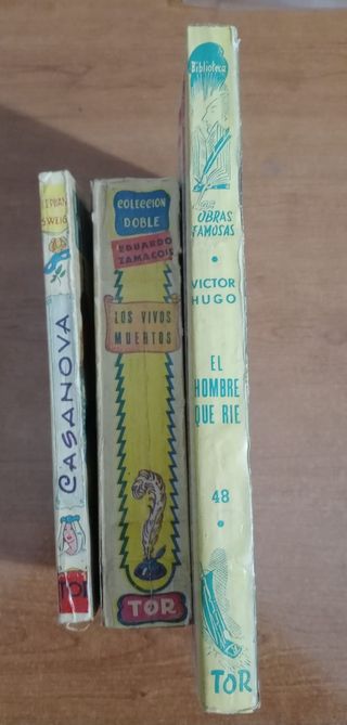 3 novelas de la colección TOR de Argentina años 40
