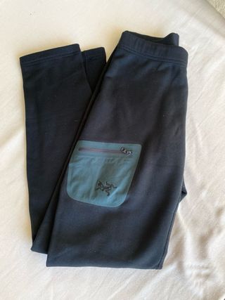 Mallas Arcteryx Negras con Bolsillo
