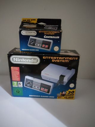 Nintendo Classic Mini+mando + Super Nintendo Class