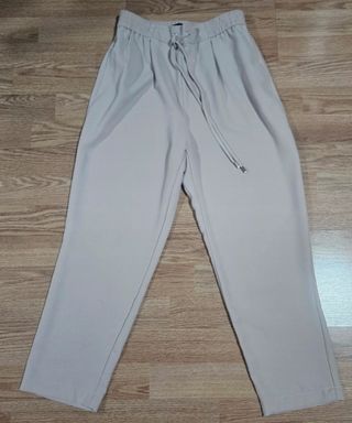 Pantalón Zara mujer beige