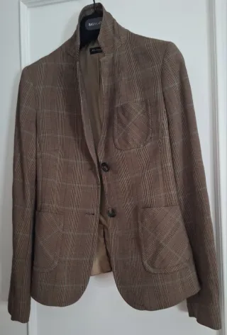 Blazer Massimo Dutti a cuadros