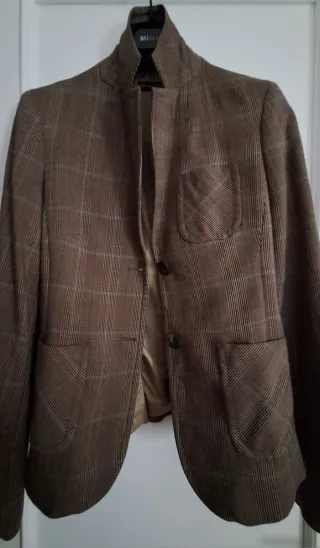 Blazer Massimo Dutti a cuadros