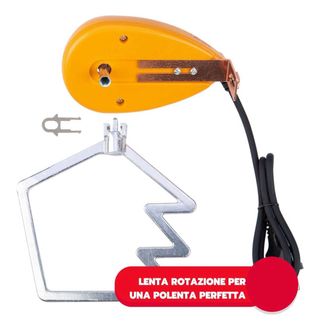 Paiolo Rame 26cm con Gira Polenta Ardes