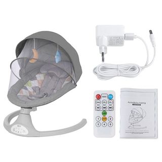 Mecedora para bebé con música y control remoto