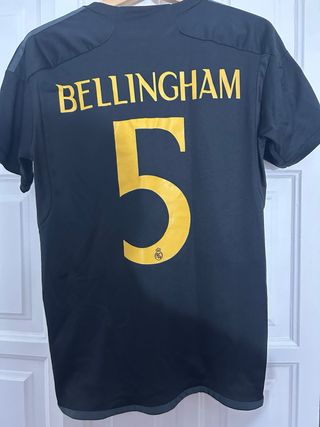 Camiseta Real Madrid Adidas Negra Talla M