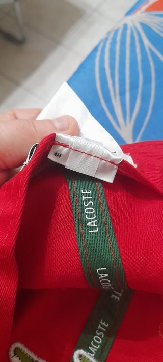Cappello Lacoste Rosso