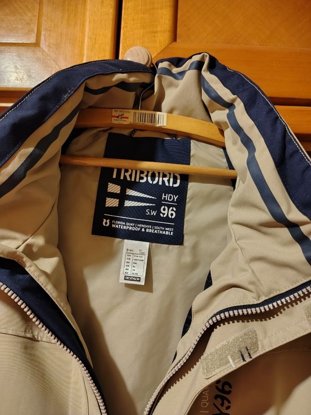 Parka Caballero Tribord Beige Talla XL