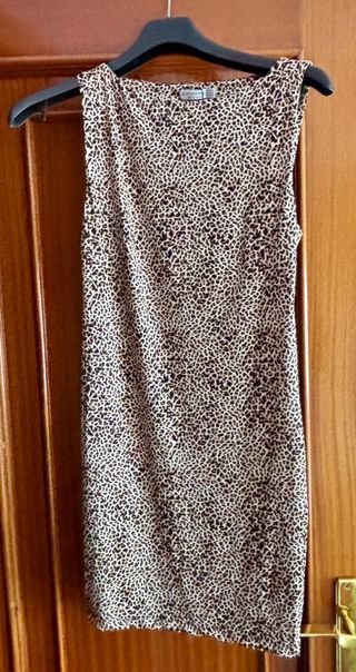 Vestido estampado leopardo