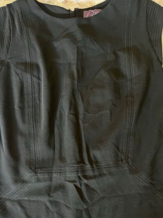 Vestido Violeta Mango Negro