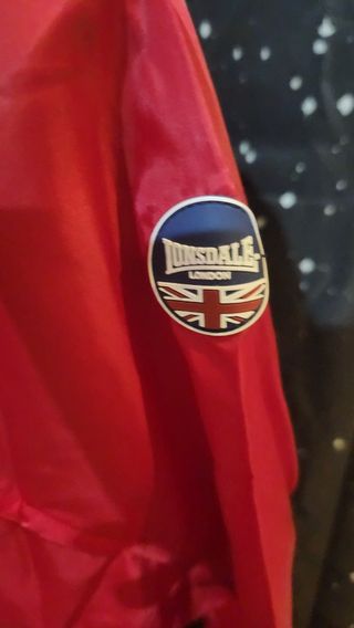 Giacca lonsdale K-Way rossa Taglia L