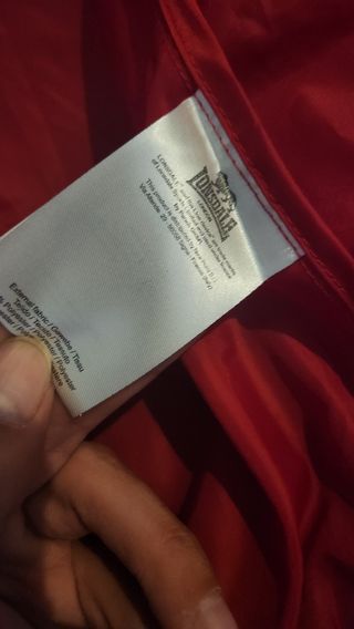 Giacca lonsdale K-Way rossa Taglia L