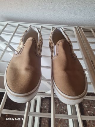 Zapatillas Vans Beige y Marrón Cuadros