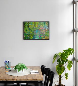 Cornice Pokemon Evoluzione Bulbasaur Arte 20x30