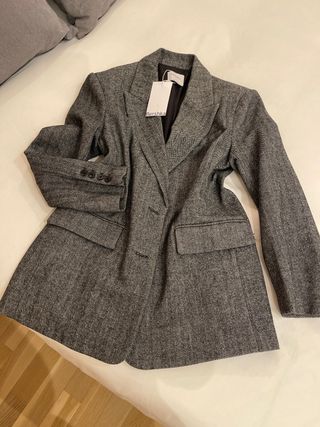 Blazer Bershka Gris