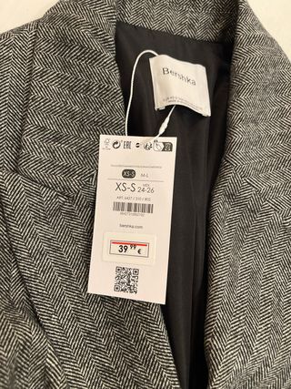 Blazer Bershka Gris