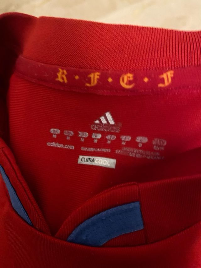 Camiseta España Mundial 2010 Adidas Roja