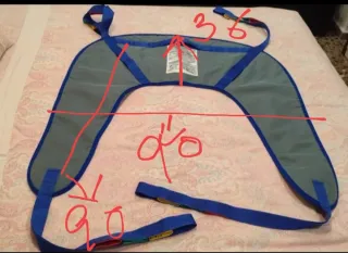 Arnés para grua , movilidad reducida.