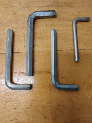 Set 4 chiavi a brugola