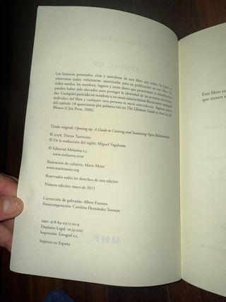 Opening Up: Una guía para crear y mantener rela...