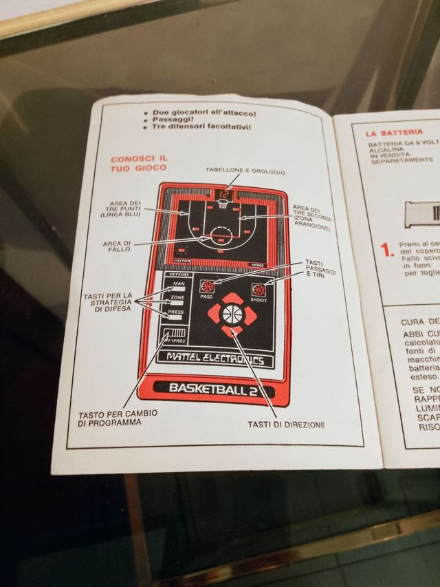 Mattel Electronics Basketball 2 Gioco Elettronico