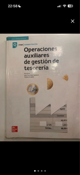 Operaciones auxiliares de gestión de tesorería