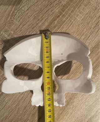 Maschera Teschio Halloween Bianco