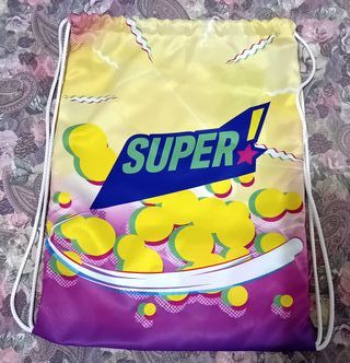Maglietta Super! con cuore alato bambina 7/8 anni