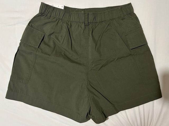 Shorts Cargo Uniqlo Talla M Verde Oliva