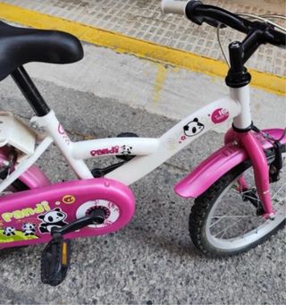 Bicicleta infantil panda 16 pulgadas