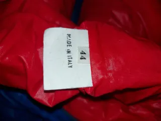 Tuta da sci Valentino blu e rossa