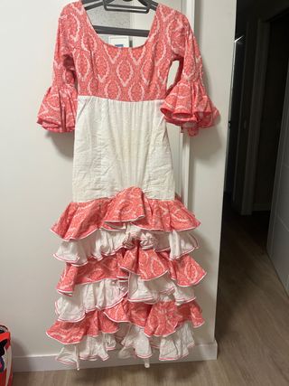Vestido Flamenca Hecho a Mano Talla S