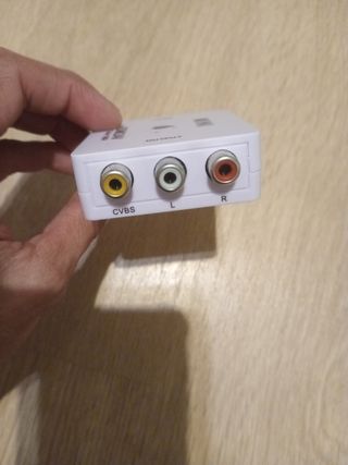 Adaptador de HDMI a 3RCA Mini UP Scaler 1080P