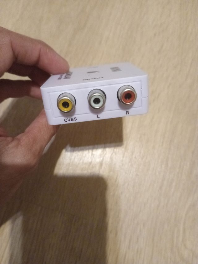 Adaptador de HDMI a 3RCA Mini UP Scaler 1080P