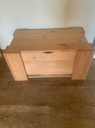 Baúl de almacenaje de madera lufe